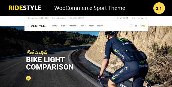 Ridestyle -Bike  Sport Store WooCommerce Theme listing image