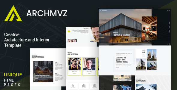 Archmvz - Architecture & Interior HTML