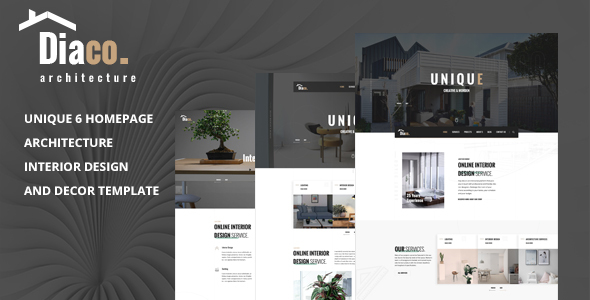 Diaco - Architecture & Interior Design HTML Template
