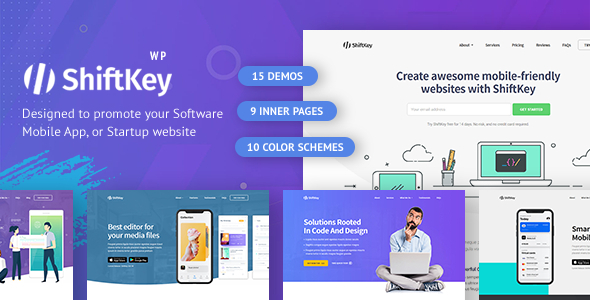 Preview image for Shiftkey - Corporate Digital SEO Marketing Landing Pages WordPress Theme