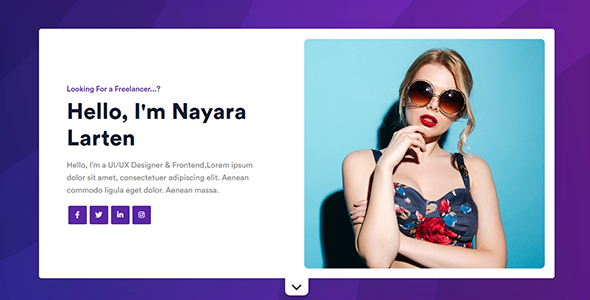 Nayra - Responsive Resume / Personal Portfolio