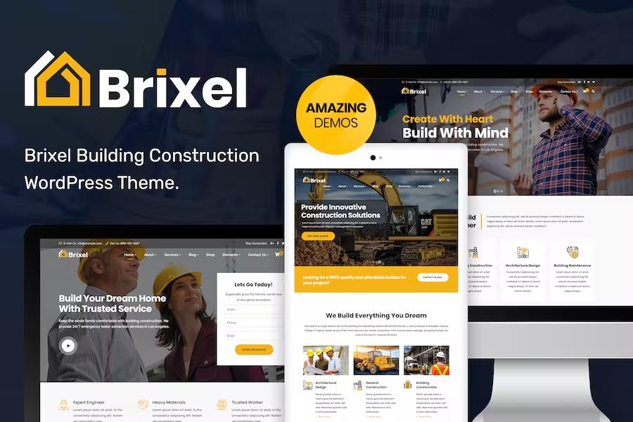 Brixel Building Construction WordPress Theme 2.0.4