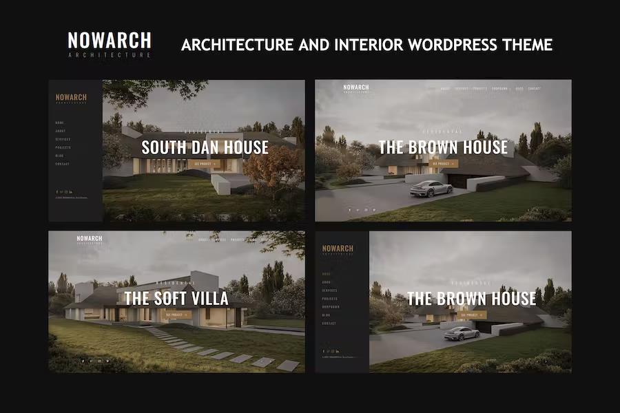 NOWARCH – Architecture and Interior WordPress Theme 1.0